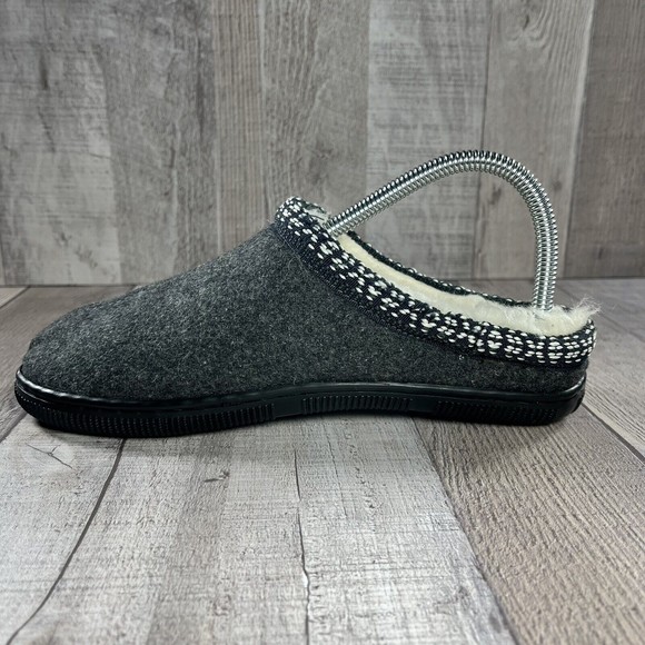 Emu Ridge Australia Women's Mule Slippers Slip on Shoes Merino Wool Gray Size 7 - Picture 6 of 12